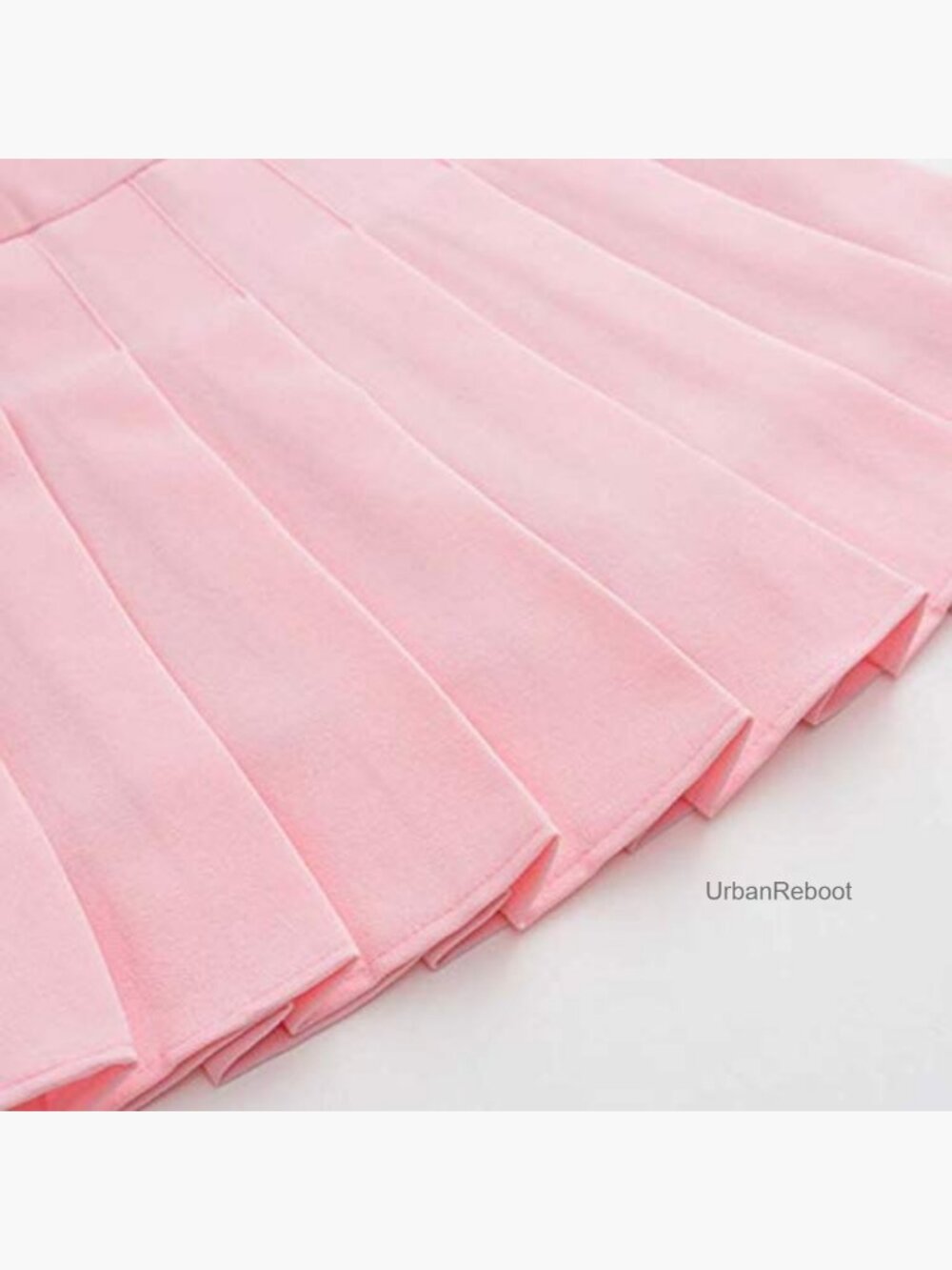 High Waist A-Line Pleated Mini Skirt with Lined Shorts - Picture 6 of 6